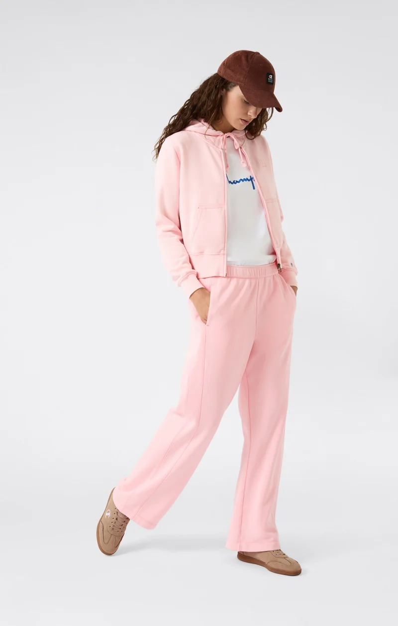 Women's Washed Full Zip Fleece Hoodie Icons