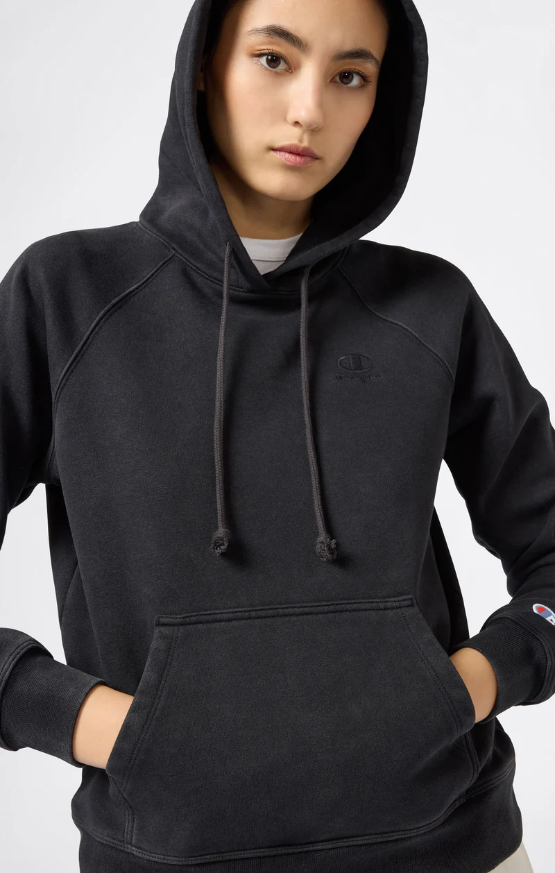 Women's Washed Fleece Hoodie Icons