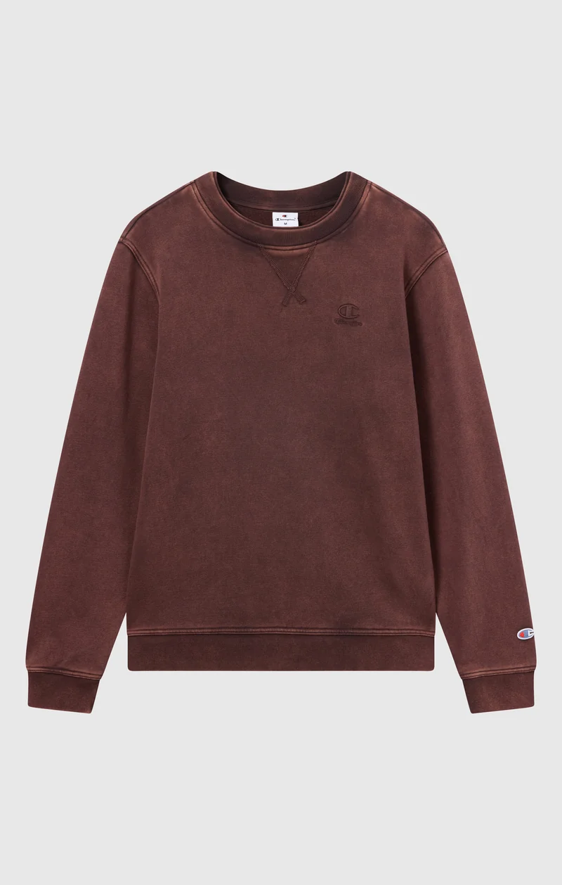 Men’s Washed Fleece Crewneck Sweatshirt Icons