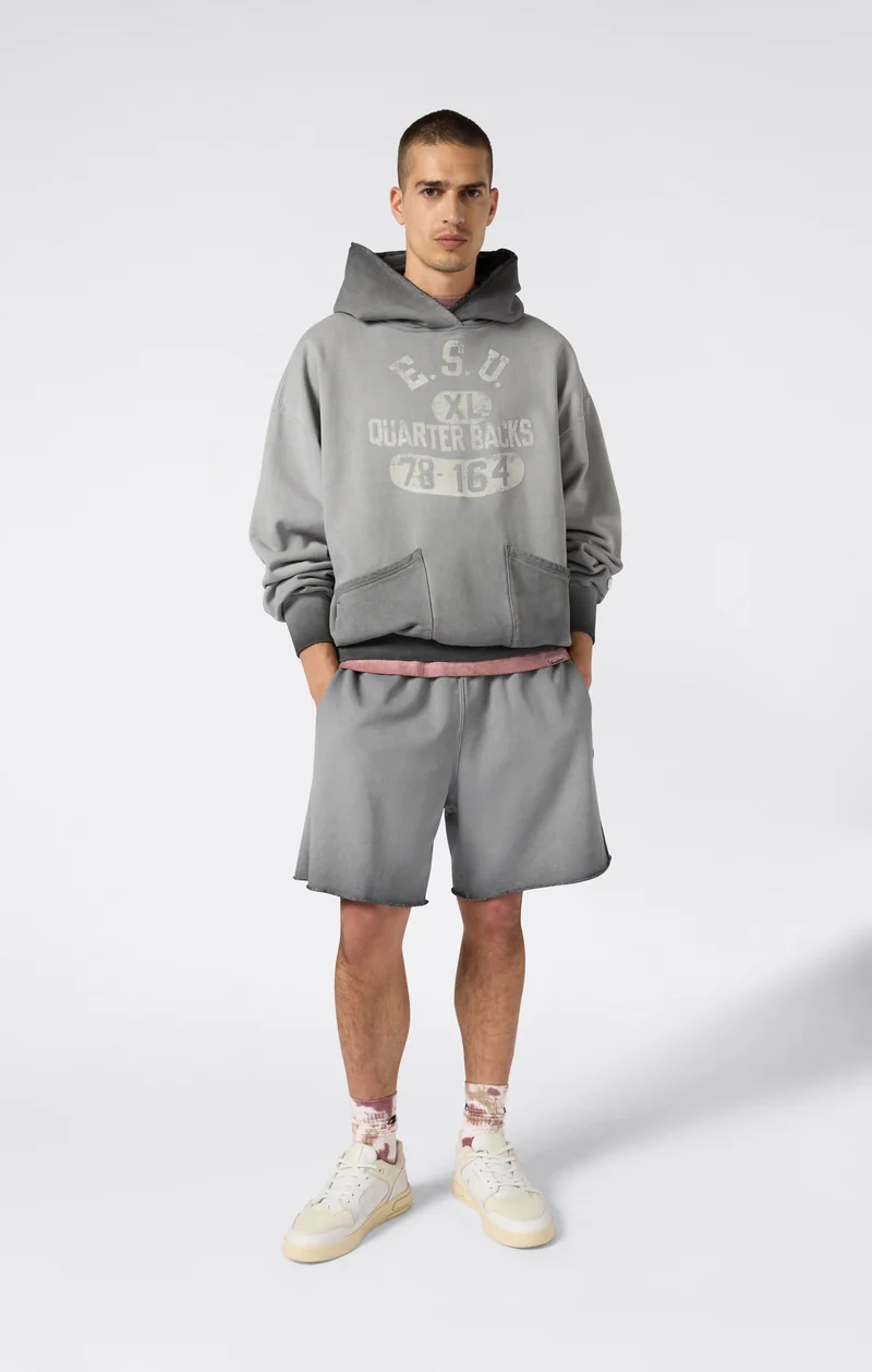 Men’s Washed Hooded Sweatshirt Loose Fit Time Capsule