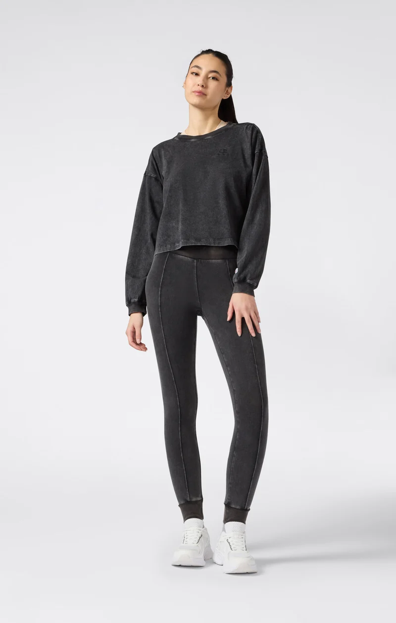 Women's Washed Long Sleeve T-Shirt Icons