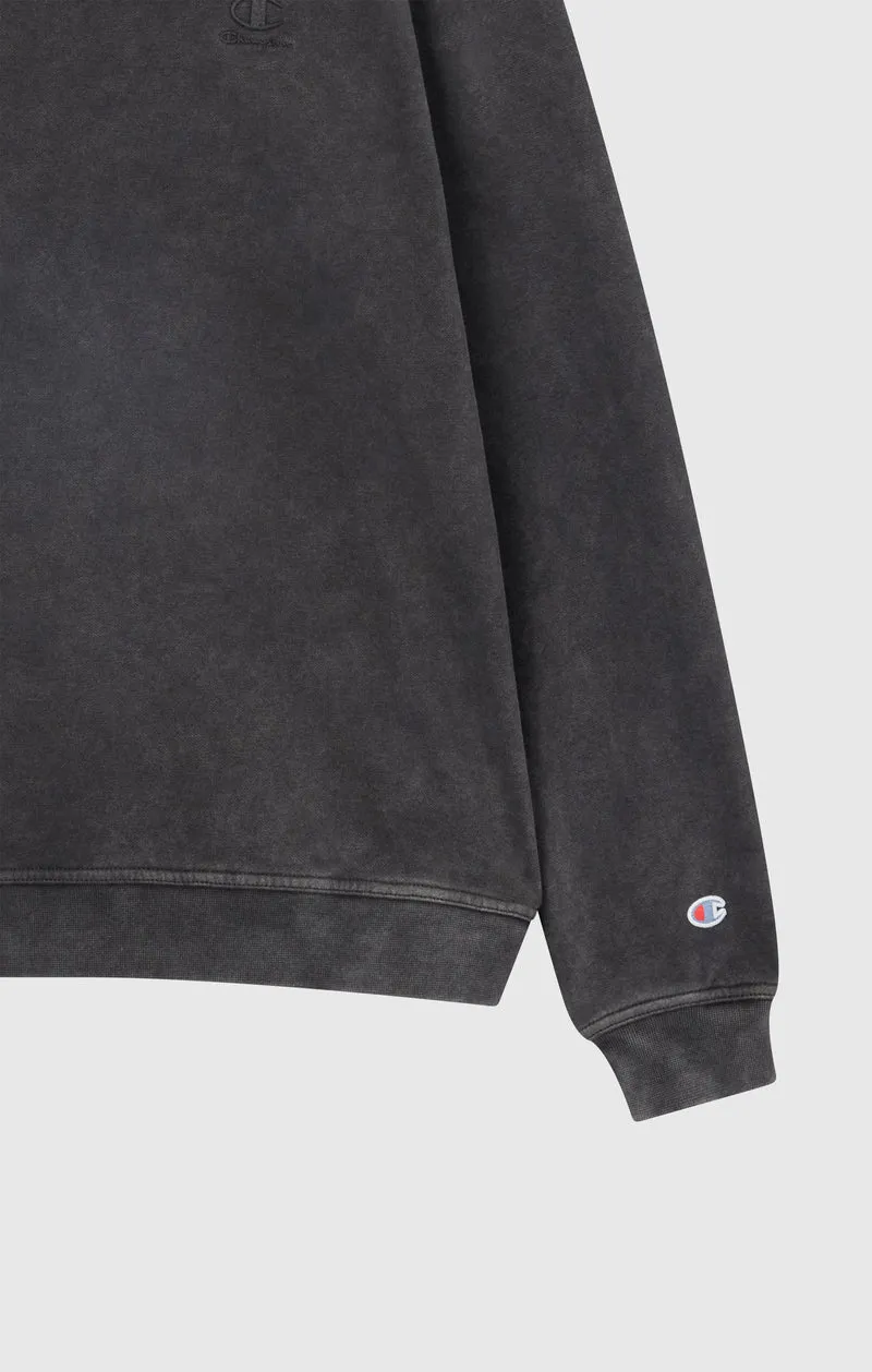 Men’s Washed Fleece Crewneck Sweatshirt Icons
