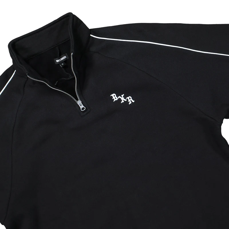 BXR Piped Quarter Zip Sweater