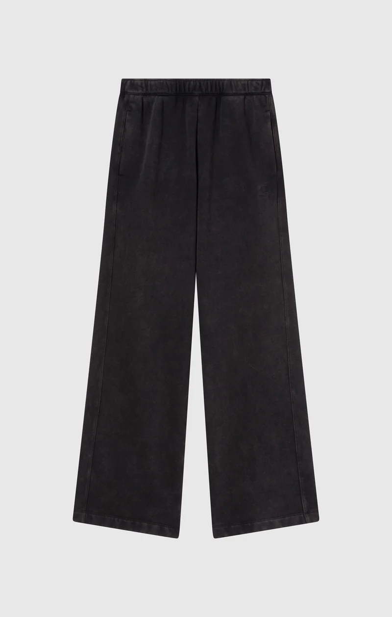 Women's Washed Wide Leg Fleece Pants Icons
