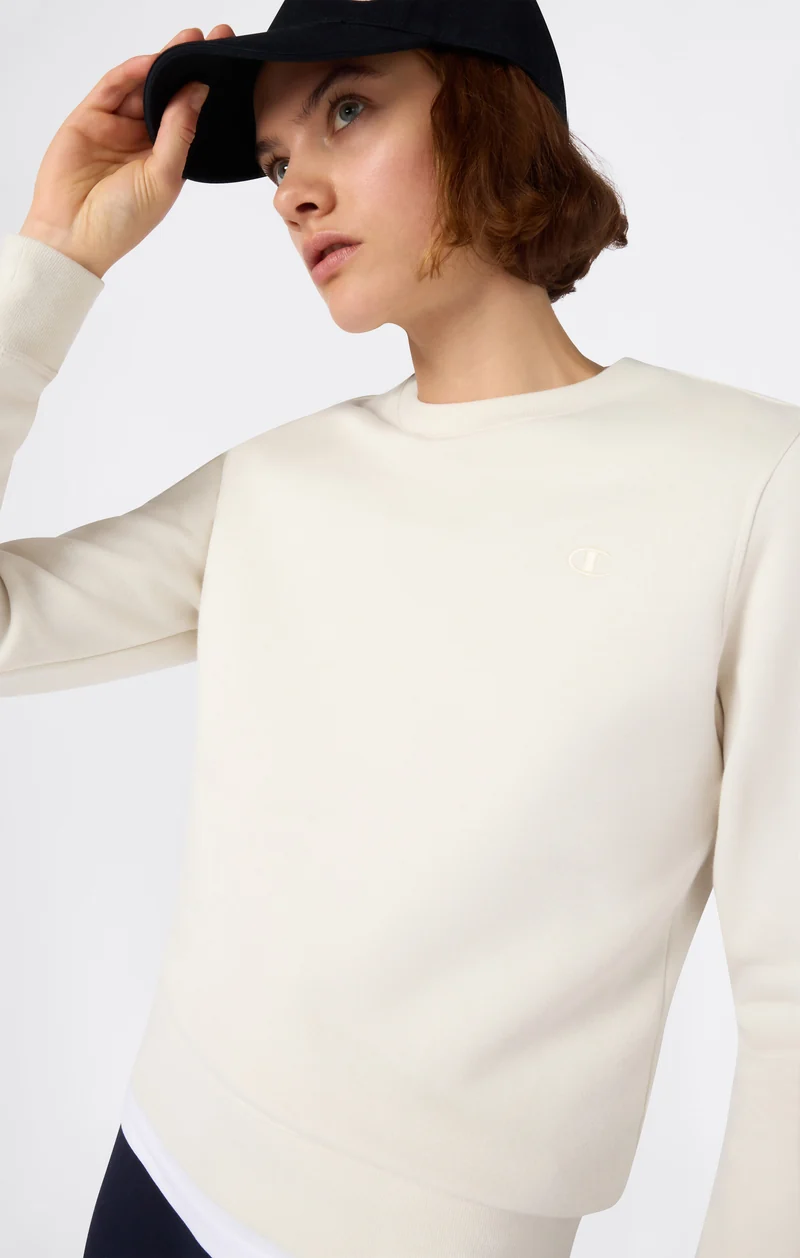 Women’s Fleece Crewneck Sweatshirt Icons