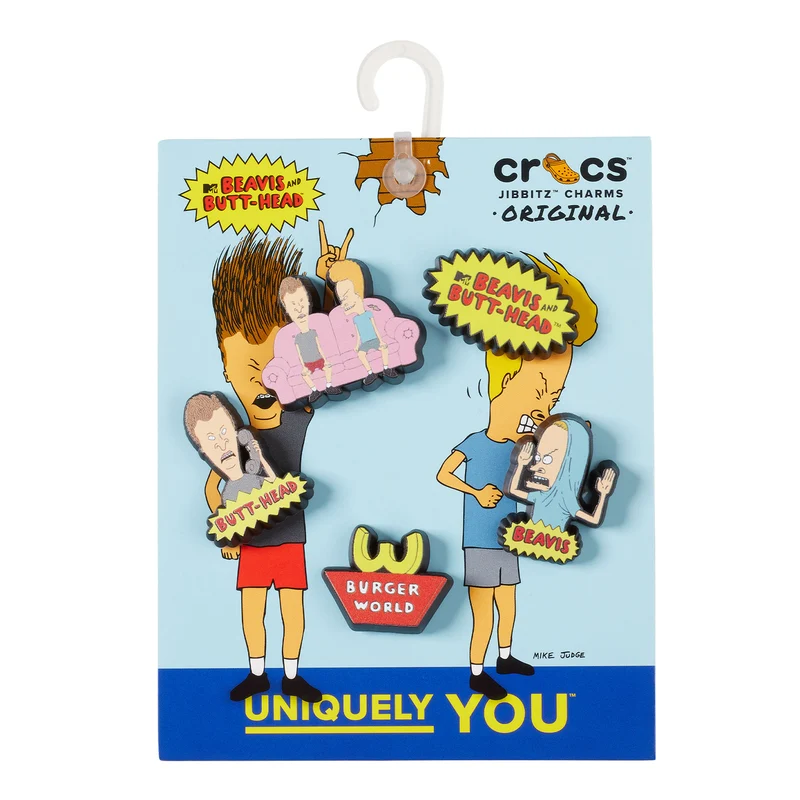 Beavis and Butthead Jibbitz 5 Pack