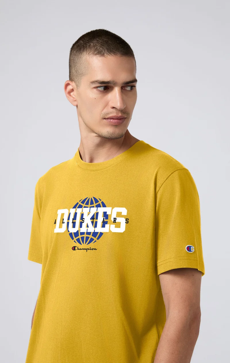 Oversized Men's T-Shirt in Heavy Cotton Dukes Cupboard x Champion