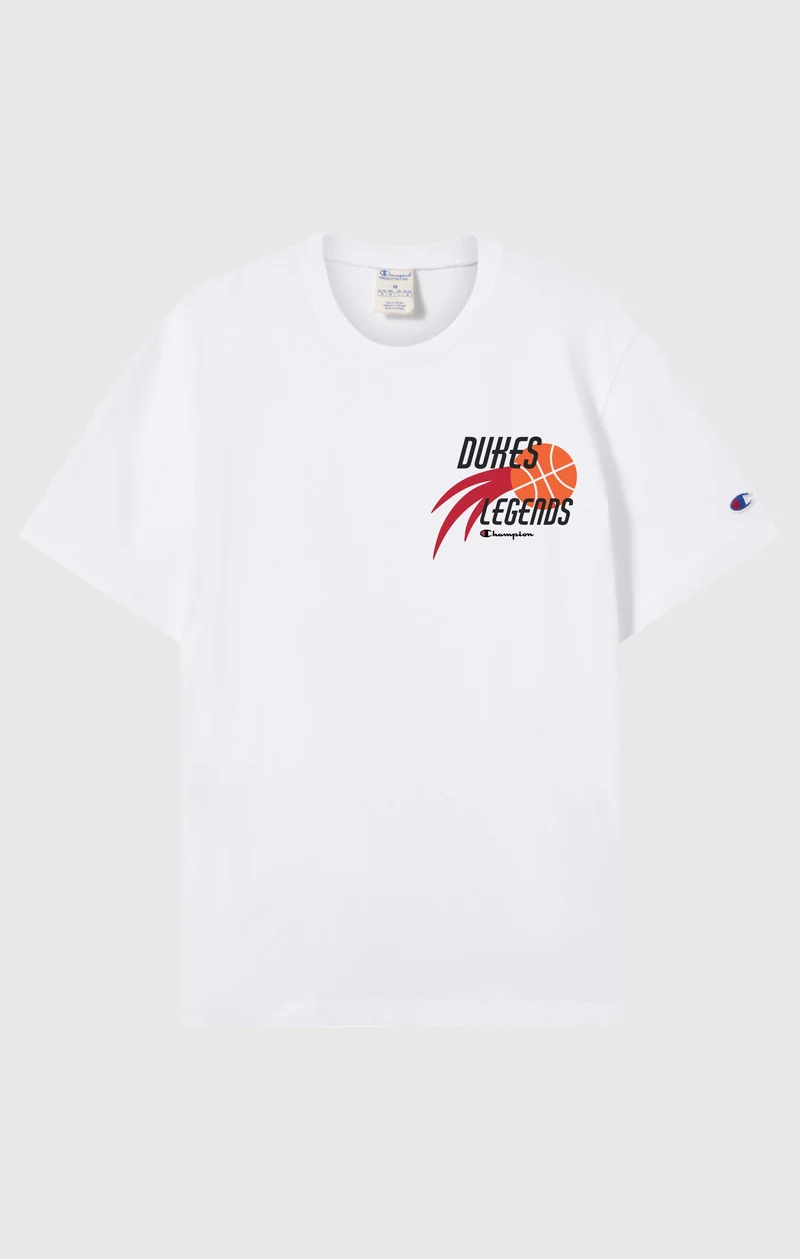 Oversized Men's T-Shirt in Heavy Cotton Dukes Cupboard x Champion