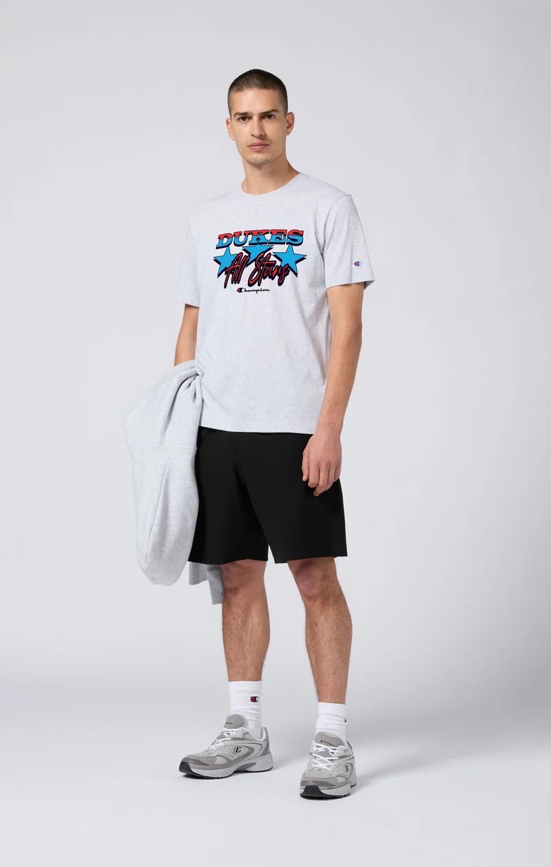 Oversized Men's T-Shirt in Heavy Cotton Dukes Cupboard x Champion