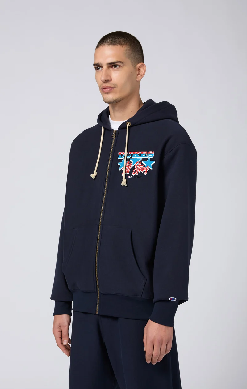 Reverse Weave Men's Fleece Zip Up Hoodie Dukes Cupboard x Champion