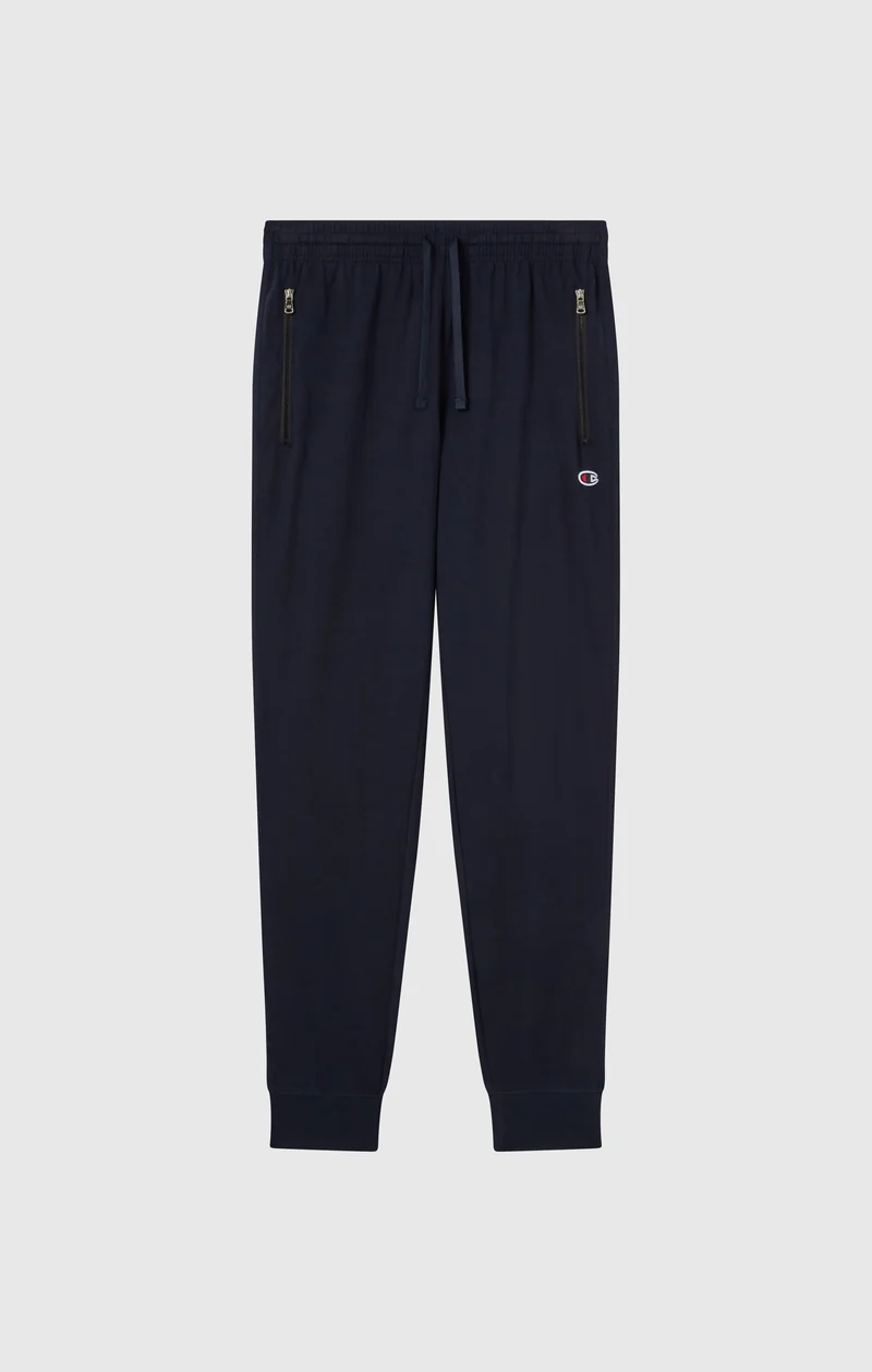 Slim Fit Men's Light Rib Cuff Pants with Zip Pockets Icons