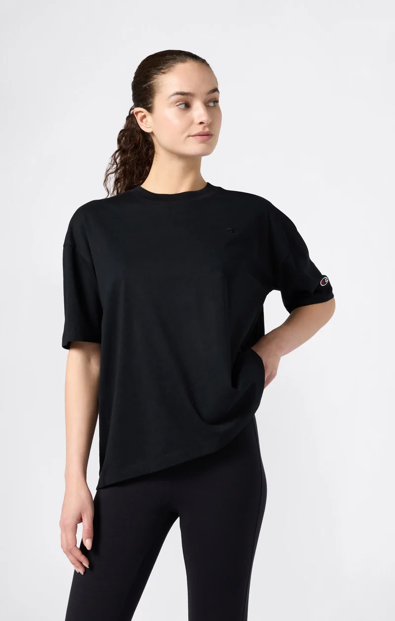 Women's Oversized Fit Light Short Sleeve Tee Icons