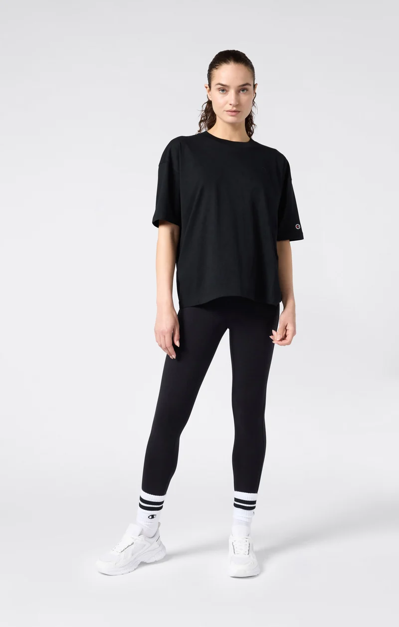 Women's Oversized Fit Light Short Sleeve Tee Icons