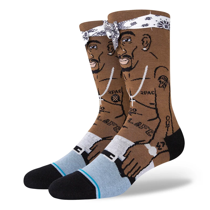 Tupac Resurrected Socks