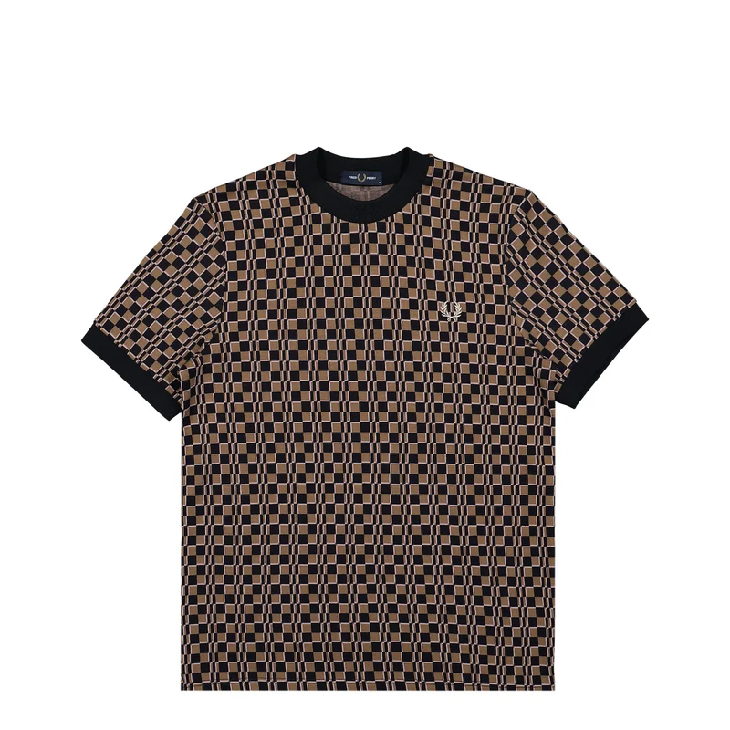 Glitch Chequerboard T-Shirt