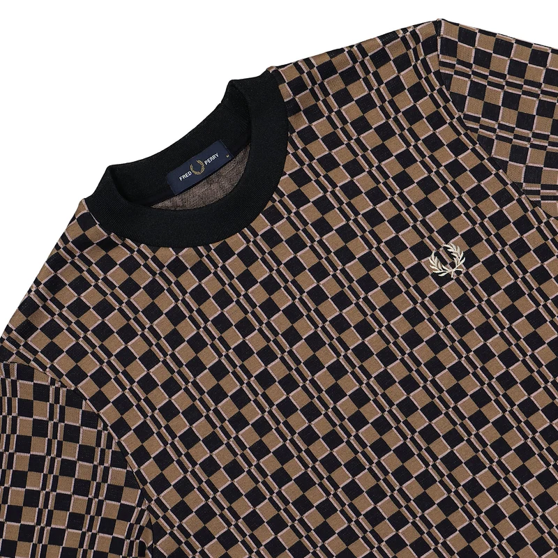 Glitch Chequerboard T-Shirt