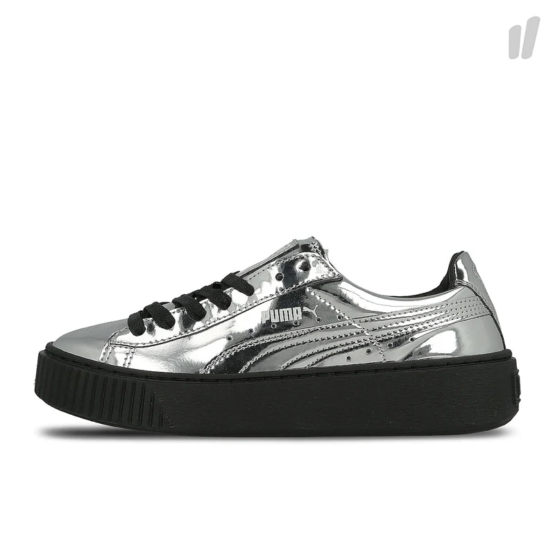 wmns basket platform metallic