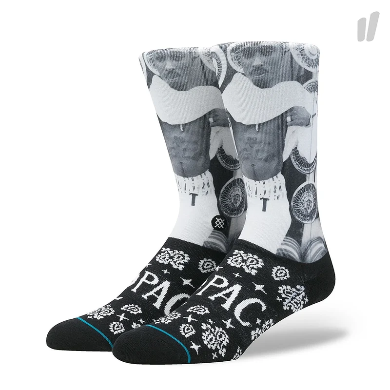 2 Pac Bandana Socks