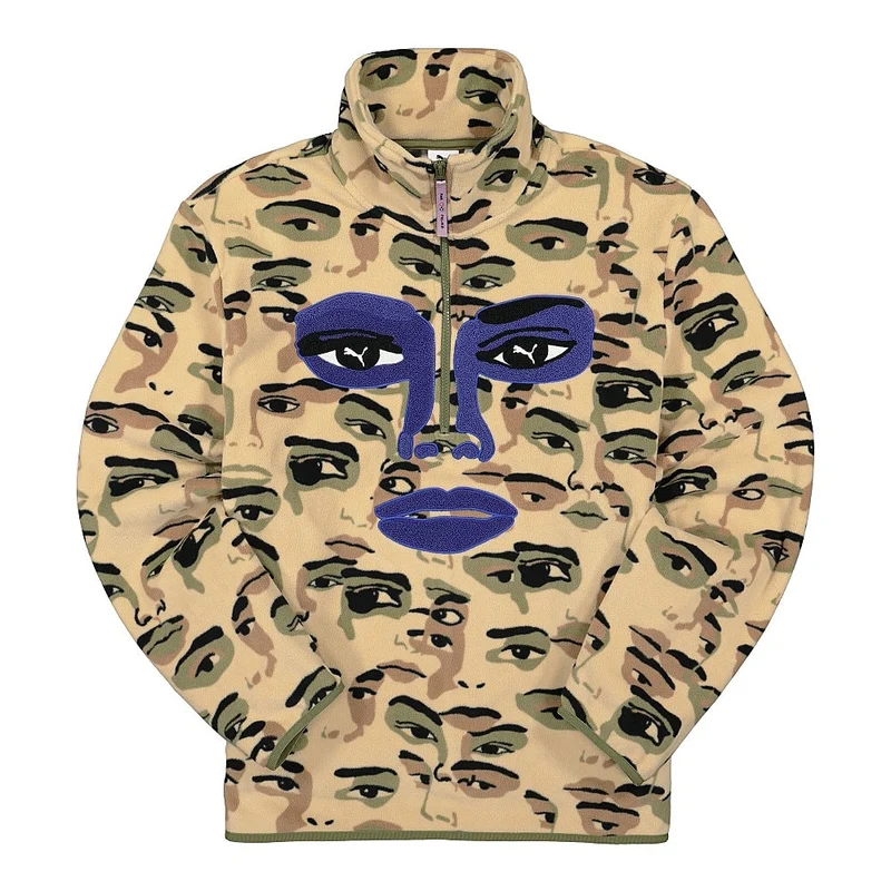 Kidsuper Studios x Puma All Over Print Fleece Half Zip Top