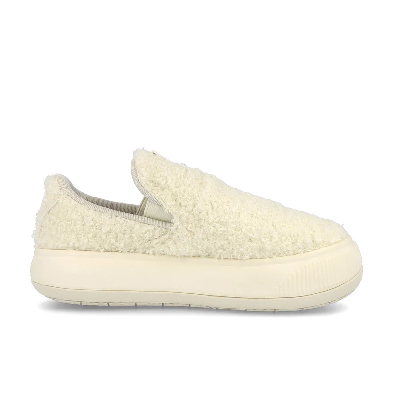 wmns suede mayu slip-on teddy